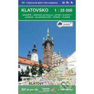 Klatovsko 1:25 000 / 102 Turistické mapy pro každého - Geodezie On Line