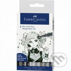 Faber - Castell Popisovač Pitt Artist Pen Manga 8 ks - Faber-Castell