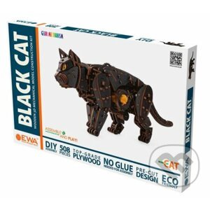 Čierna mačka - ECO WOOD ART