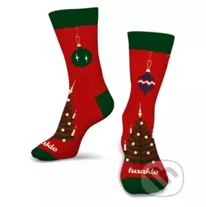 Ponožky Retro vianoce L - Fusakle.sk