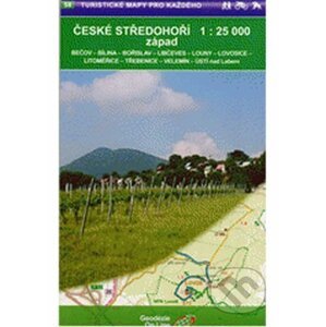 České středohoří-západ 1:25T /54 Turistické mapy pro každého - Geodezie On Line