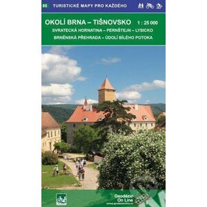 WKK Okolí Brna Tišnovsko 1:25 000 / 85 Turistické mapy pro každého - Geodezie On Line