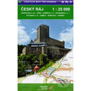 Český ráj 1:25 000/ 4 Turistické mapy pro každého - Geodezie On Line