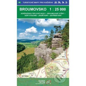 Broumovsko 1:25 000 / 60 Turistické mapy pro každého - Geodezie On Line