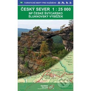 Český sever - NP České Švýcarsko 1:25 000 / 90 Turistické mapy pro každého - Geodezie On Line
