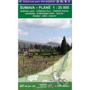 Šumava Pláně 1:25 000 / 66 Turistické mapy pro každého - Geodezie On Line