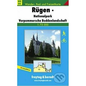 WKD 8 Rujana,Rügen,Nationalpark 1:75 000/Turistická mapa - freytag&berndt