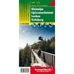 WK 132 Gleinalpe, Lipizzanerheima, Leoben, Voitsberg 1:50 000/mapa - freytag&berndt