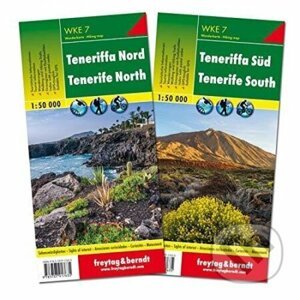 Teneriffa 1:50 000, set 2 mapy / Tenerife North + South - freytag&berndt