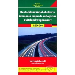 Deutschland Autobahnkarte/Německo1:500T/dálniční mapa - freytag&berndt