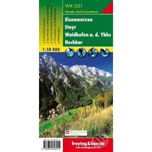 WK 051 Eisenwurzen, Steyr, Waidhofen a.d. Ybbs, Hochkar 1:50 000/mapa - freytag&berndt