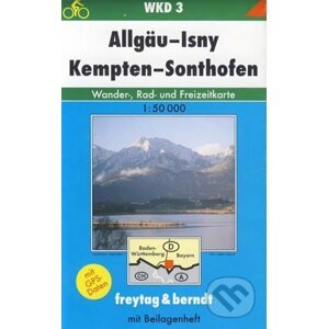 WKD 3 Allgäu, Isny, Kempten, Sont 1:50 000 - freytag&berndt