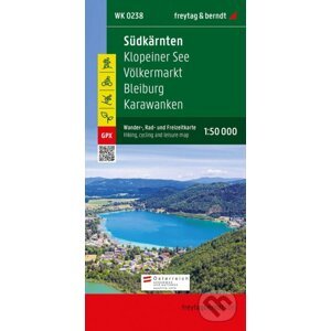 Südkärnten, Wander-, Rad- und Freizeitkarte 1:50.000 - freytag&berndt