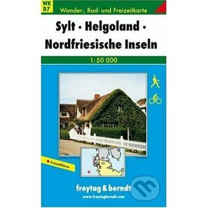 WKD 7 Sylt, Helgoland, Nordfriesische 1:50 000/mapa - freytag&berndt