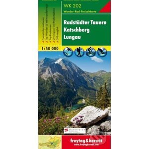 WK 202 Radstädter Tauern, Katschberg, Lungau 1:50.000/mapa - freytag&berndt