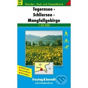 WKD 6 Tegernsee, Schliersee 1:50 000/mapa - freytag&berndt