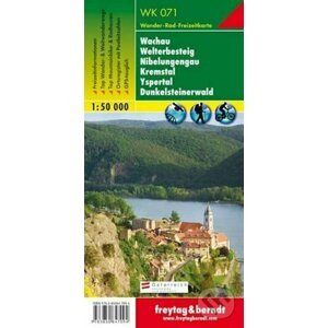 WK 071 Wachau – Welterbesteig – Nibelungengau – Kremstal – Yspertal – Dunkelsteinerwald 1:50 000/mapa - freytag&berndt