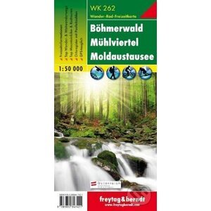 WK 262 Böhmerwald, Mühlviertel, Moldaustausee,Wanderkarte 1:50.000/mapa - freytag&berndt