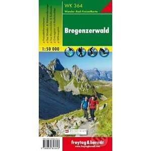 WK 364 Bregenzerwald 1:50 000/mapa - freytag&berndt