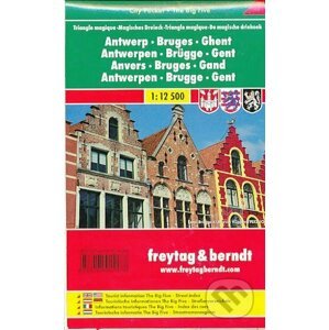 Antwerp, Bruges, Gent /Antverpy, Brugy, Gent 1:12,5T - freytag&berndt