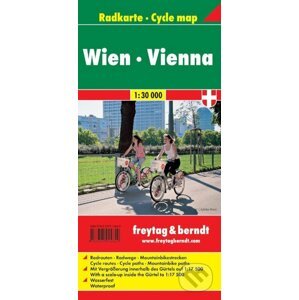 Vídeň 1:30 000 cyklomapa - freytag&berndt