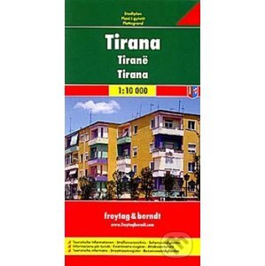 Tirana 1:10T/plán města - freytag&berndt