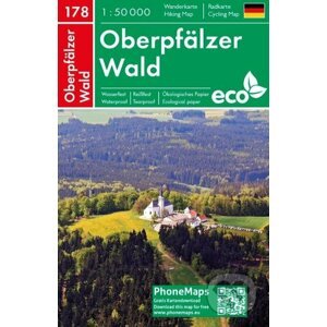 PhoneMaps 178 Oberpfälzer Wald 1:50 000 / Turistická mapa - freytag&berndt