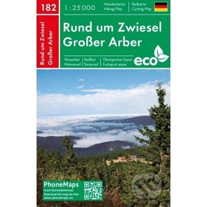 PhoneMaps 182 Rund um Zwiesel Großer Arber 1:25 000 / Turistická mapa - freytag&berndt