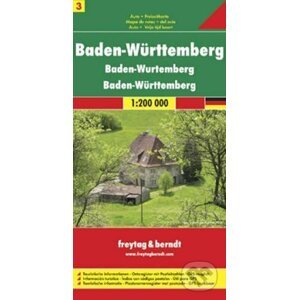 Baden-Württemberg/Bádensko-Württembersko 1:200T/automapa - freytag&berndt