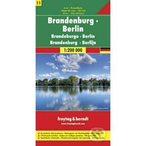 Brandenburg,Berlin/Brandenbursko,Berlín 1:200T/automapa - freytag&berndt