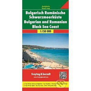 Bulgarisch-Rumänische Schwarzmeerküste/Bulharské černomořské pobřeží 1:150T/automapa - freytag&berndt