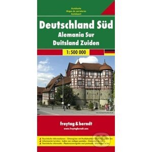 Deutschland Süd/Německo-jih 1:500T/automapa - freytag&berndt