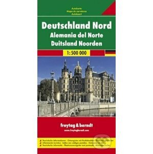 Deutschland Nord/Německo-sever 1:500T/automapa - freytag&berndt