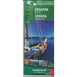 Kroatien Küste Süd/Chorvatské pobřeží-jih 1:200T/automapa - freytag&berndt