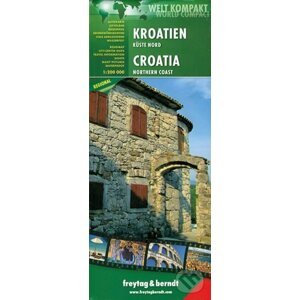 Kroatien Küste Nord/Chorvatské pobřeží-sever 1:200T/automapa - freytag&berndt