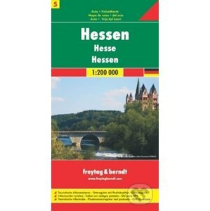 Hessen, Hesse/Hessensko 1:200T/automapa - freytag&berndt