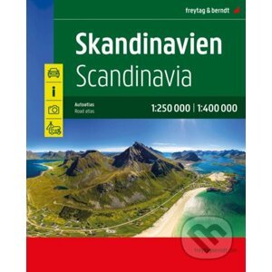 Skandinavie - Autoatlas 1:200.000-1:400.000 - freytag&berndt