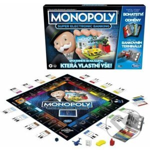 Monopoly Super elektronické bankovnictví CZ - Hasbro