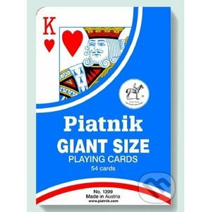 Bridž Extra velké karty (formát A5) - Piatnik