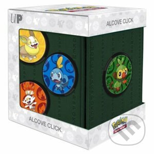 Pokémon UltraPRO: Galar Alcove Click Deck Box - koženková krabička na karty - Pokemon