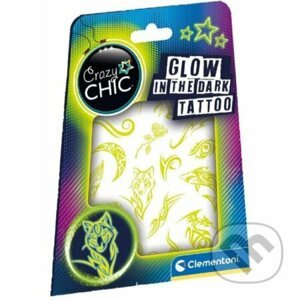 Clementoni Crazy Chic - Svítící tetování - Clementoni
