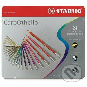 Pastely STABILO CarbOthello, sada 24 ks v kovovém pouzdru - STABILO