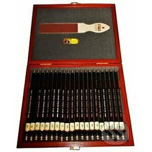 Koh-i-noor tužky TOISON D´OR luxusní sada 20 ks mechanických v dřevěné kazetě - KOH-I-NOOR HARDTMUTH