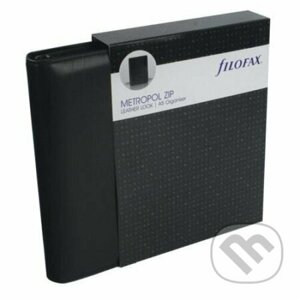 Filofax Metropol zip díář A5 - černý - FILOFAX