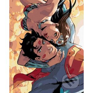 Malování podle čísel: Wonder Woman - WONDER WOMAN A SUPERMAN SELFIE - Zuty