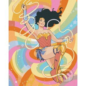 Malování podle čísel: Wonder Woman - DÚHOVÁ - Zuty