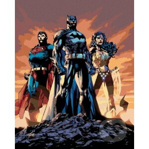 Malování podle čísel: Wonder Woman - WONDER WOMAN, BATMAN A SUPERMAN - Zuty