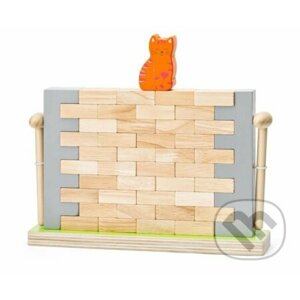 Woody Zeď s kočkou - balanční hra - Woodyland