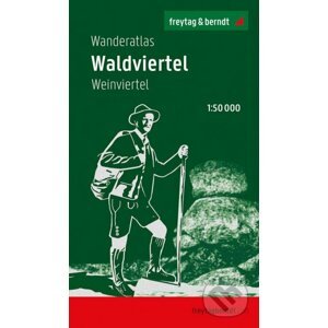 Turistický atlas Waldviertel 1:50 000 / Wanderatlas Waldviertel, Weinviertel 1: 50 000 - freytag&berndt