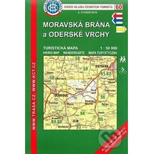 KČT 60 - Moravská brána, Oderské vrchy/turistická mapa - Klub českých turistů